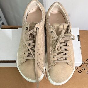 Birkenstock Women's Tan Lace-Up Sneakers